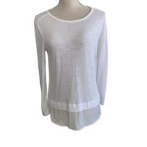 J. Crew Tee with Silky Like Hem Size S